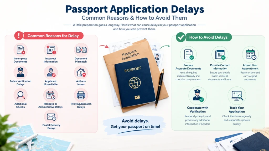 Common reasons for passport application delays and ways to avoid them