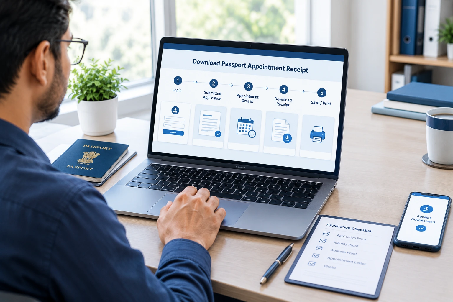 How to Download Passport Appointment Receipt Online: Step-by-Step Guide